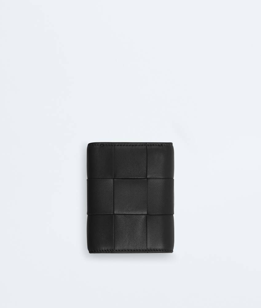 Women's Cassette Small Tri-Fold Wallet in Black Bottega Veneta Hong Kong SAR China EN - Image 3