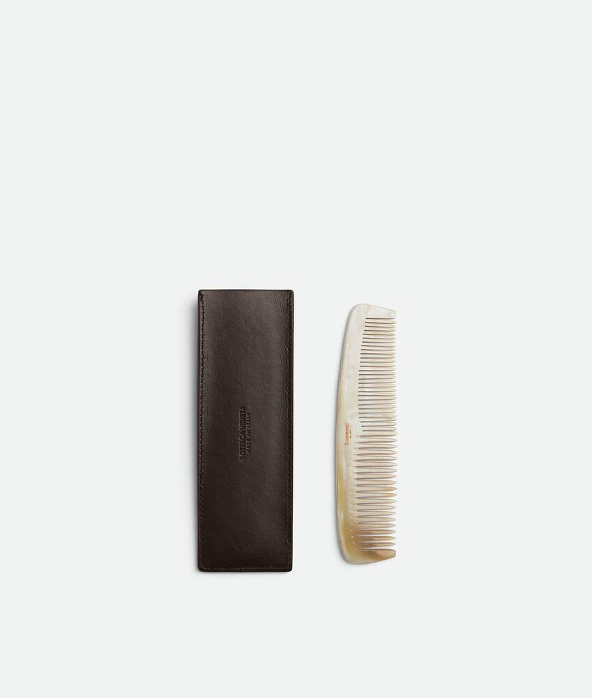 Intrecciato Comb Set in Fondant/natural Bottega Veneta Italy EN - Image 2