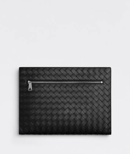 Men's Intrecciato Document Case in Black Bottega Veneta Qatar EN - Image 1