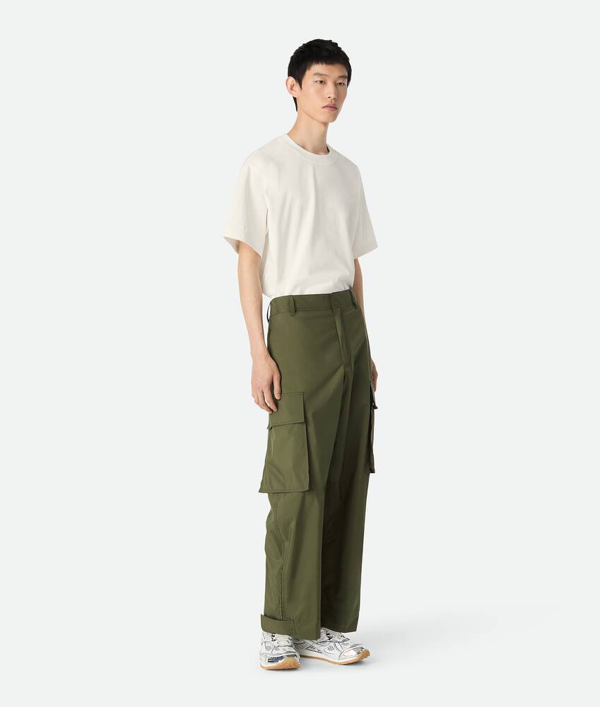 Men's Nylon Cargo Trousers in Shrub Bottega Veneta Macao SAR China EN - Image 2