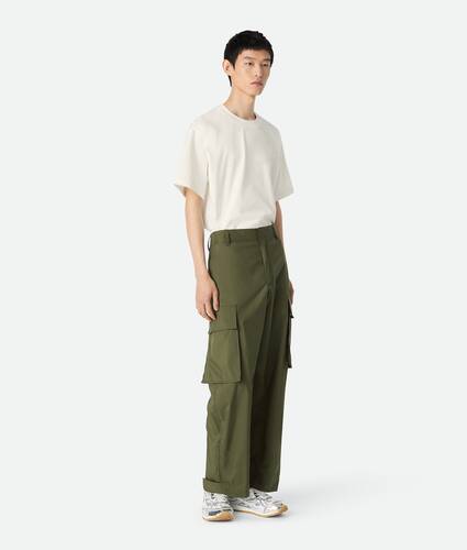 Men's Nylon Cargo Trousers in Shrub Bottega Veneta Macao SAR China EN - Image 2