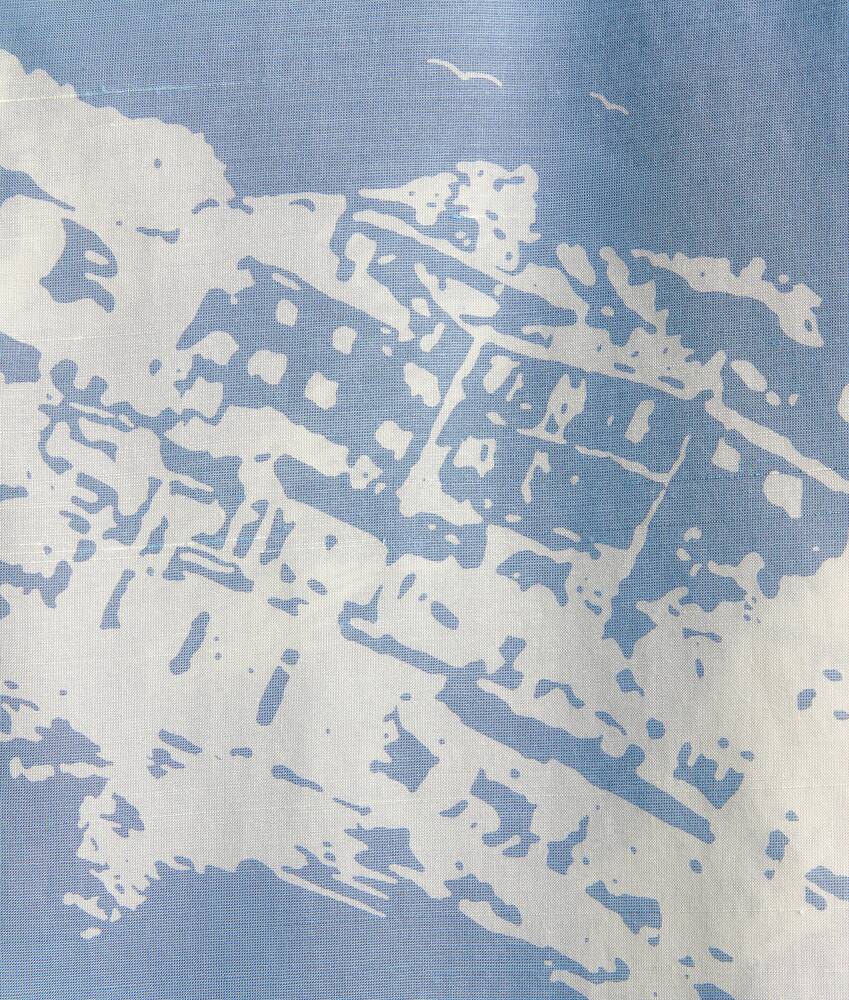 Vestido de seda Italian Postcard para Mujer en Blue/dove Bottega Veneta Espa&ntilde;a ES - Image 5