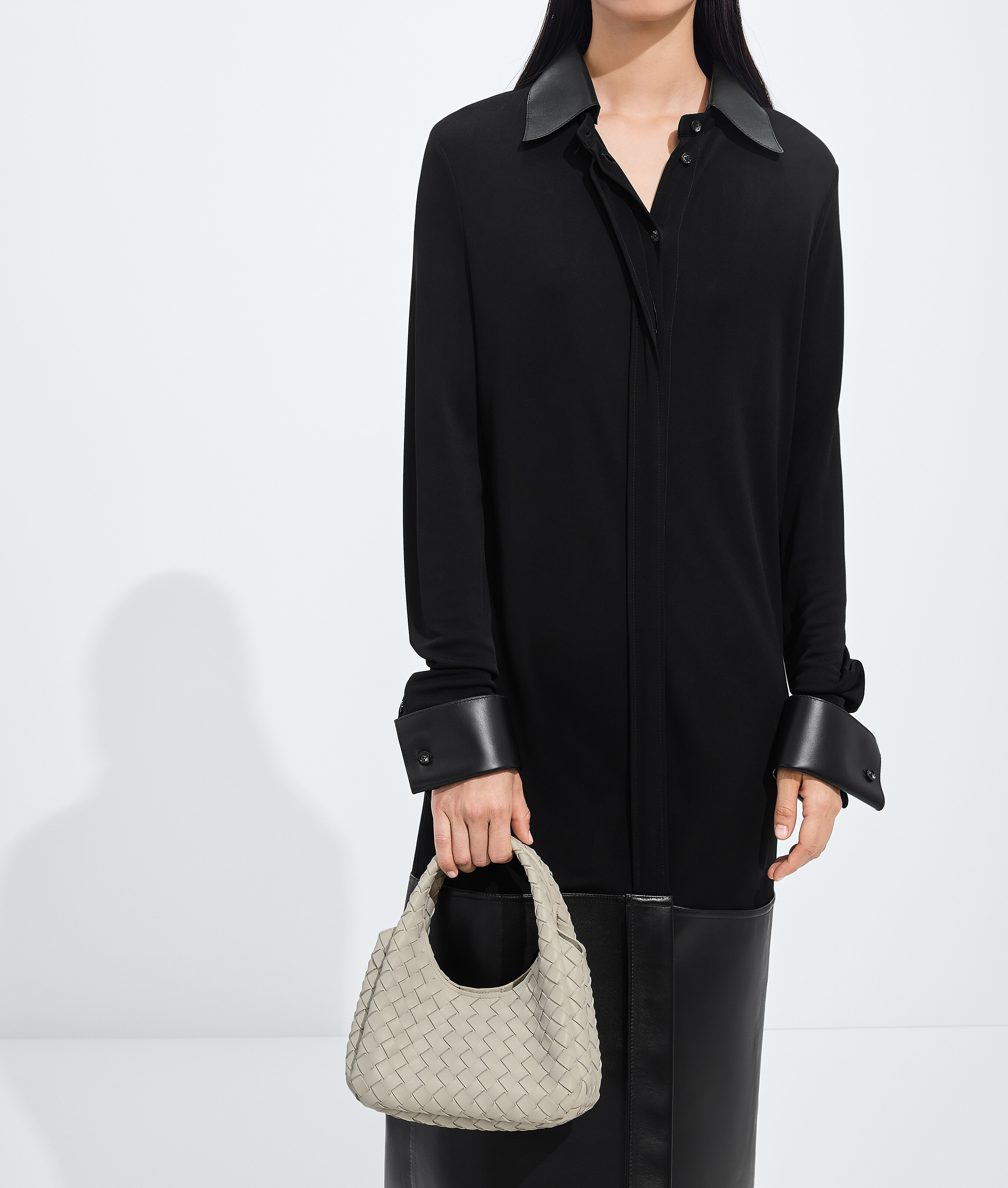 Women's Baby Campana in Silica gray Bottega Veneta Luxembourg EN - Image 5