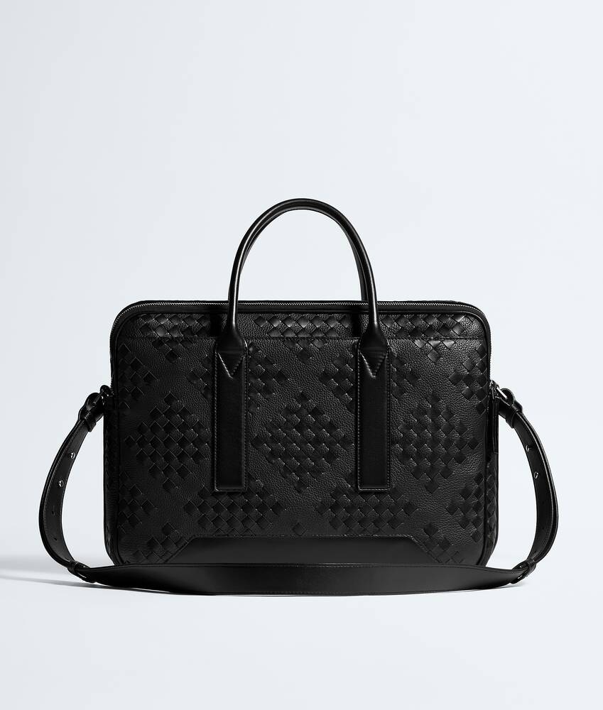Men's Getaway Briefcase in Black Bottega Veneta Cyprus EN - Image 5