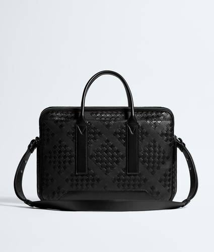 Men's Getaway Briefcase in Black Bottega Veneta Cyprus EN - Image 5