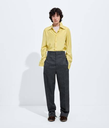 Men's Shetland Wool Toile Pants in Ardoise melange Bottega Veneta Canada EN - Image 1