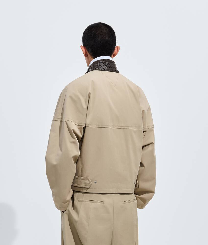 Men's Light Cotton Jacket in Sahara Bottega Veneta Hong Kong SAR China EN - Image 3