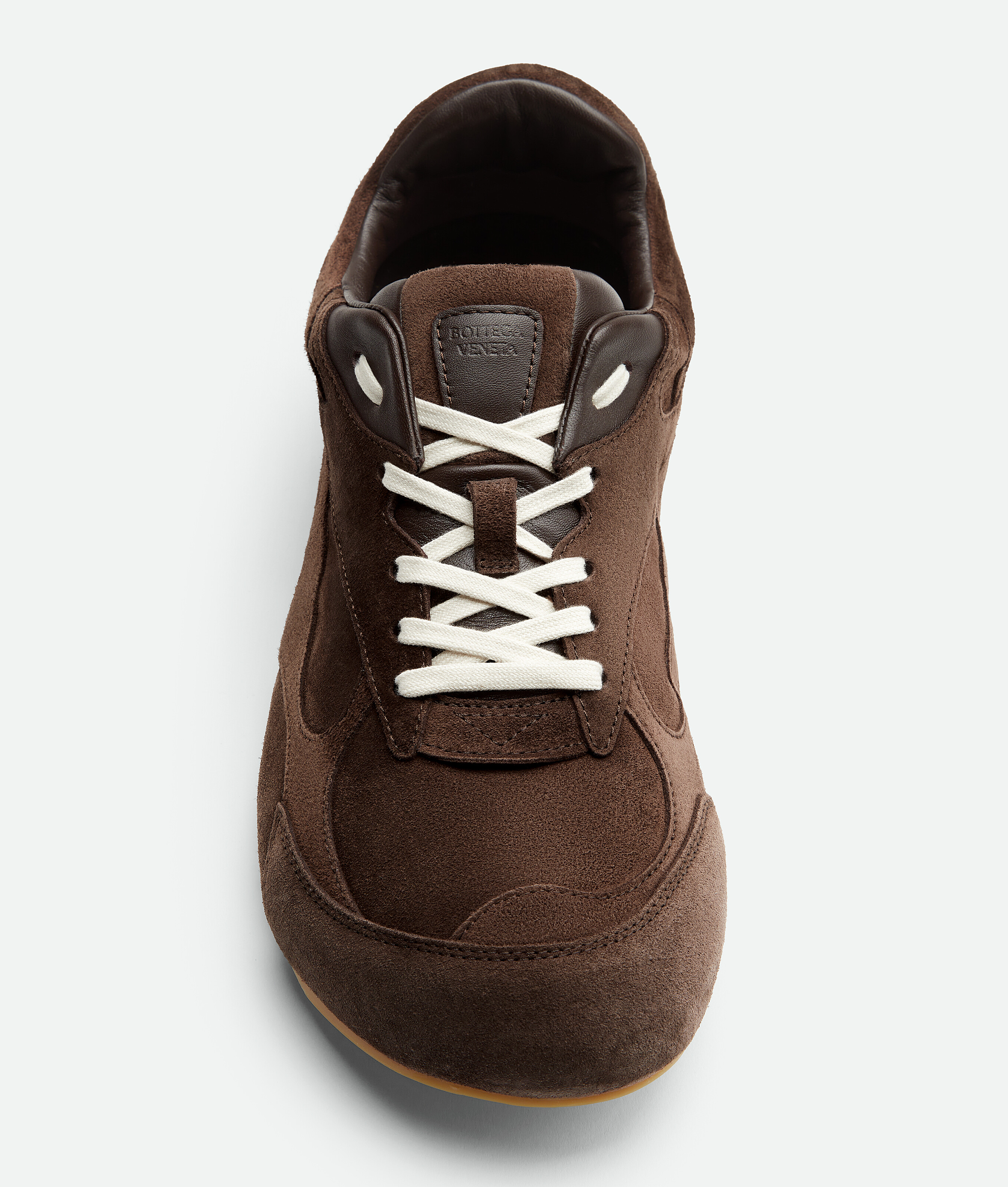 Bottega Veneta Orbit Flash Sneaker Soft Suede In Pink