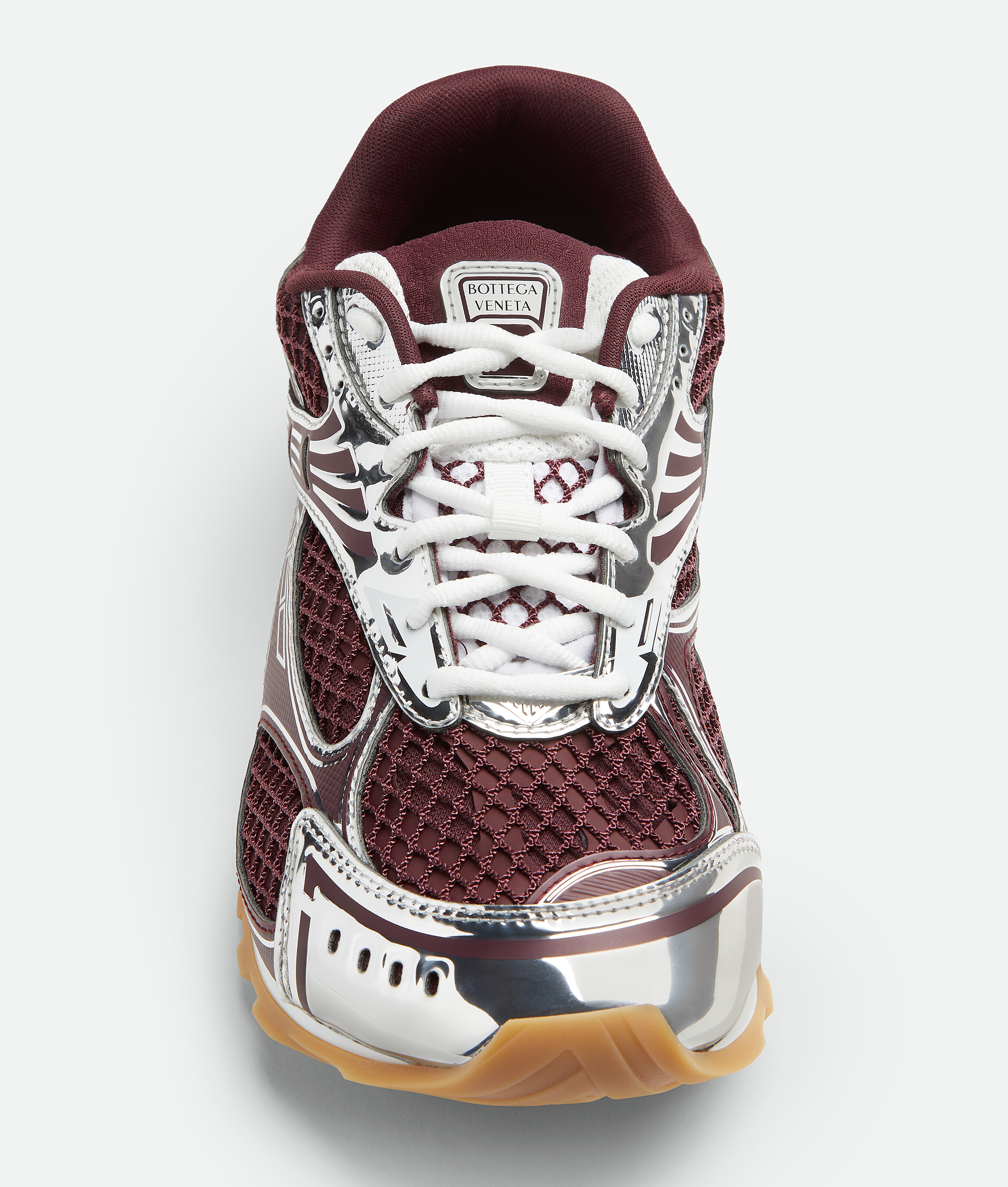 Bottega Veneta Refined Modern Athletic Sneakers For Women In Burgundy