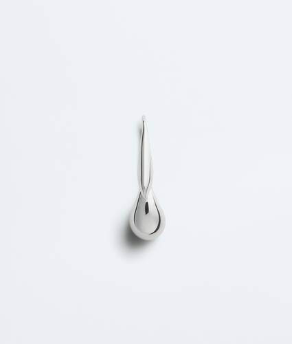 Women's Drop Pendant Earrings in Silver Bottega Veneta Bulgaria EN - Image 5