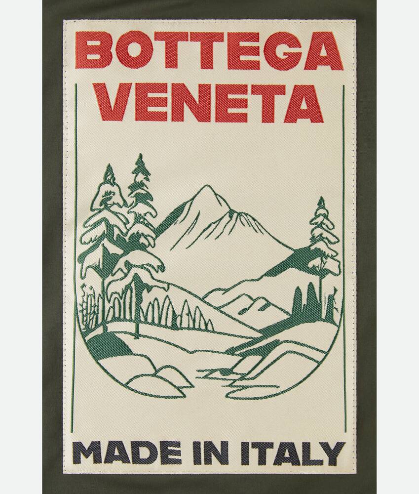 Women's Bonded Tech Wool Parka in Rainforest Bottega Veneta Hong Kong SAR China EN - Image 5