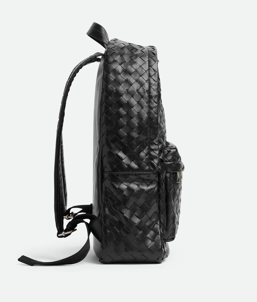 ボッテガ　スモールイントレチャートバックパック　ブラック スモール イントレチャート バックパック ブラック 黒[730728