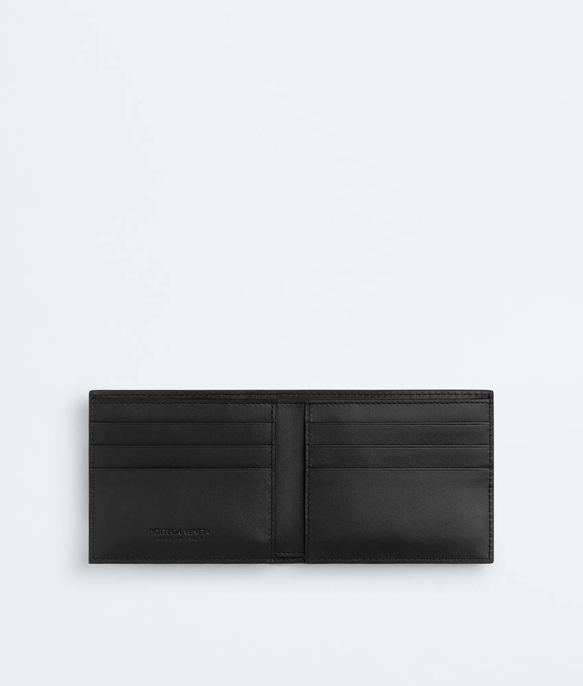 Men's Cassette Bi-Fold Wallet in Black Bottega Veneta Italy EN - Image 2