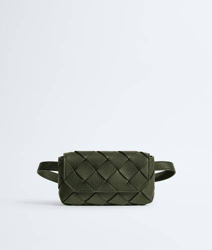 Men's Diago Belt Bag in Bark green Bottega Veneta Australia EN - Image 1