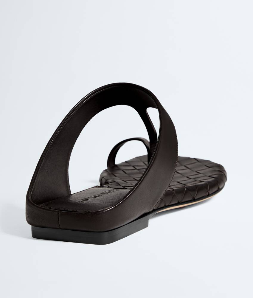 Women's Livia Flat Thong in Espresso Bottega Veneta United States EN - Image 5