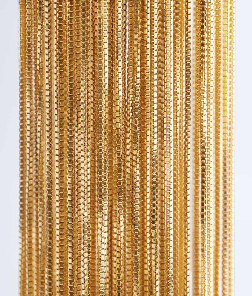 Women's Fringes Single Earring in Yellow gold Bottega Veneta Mexico EN - Image 4