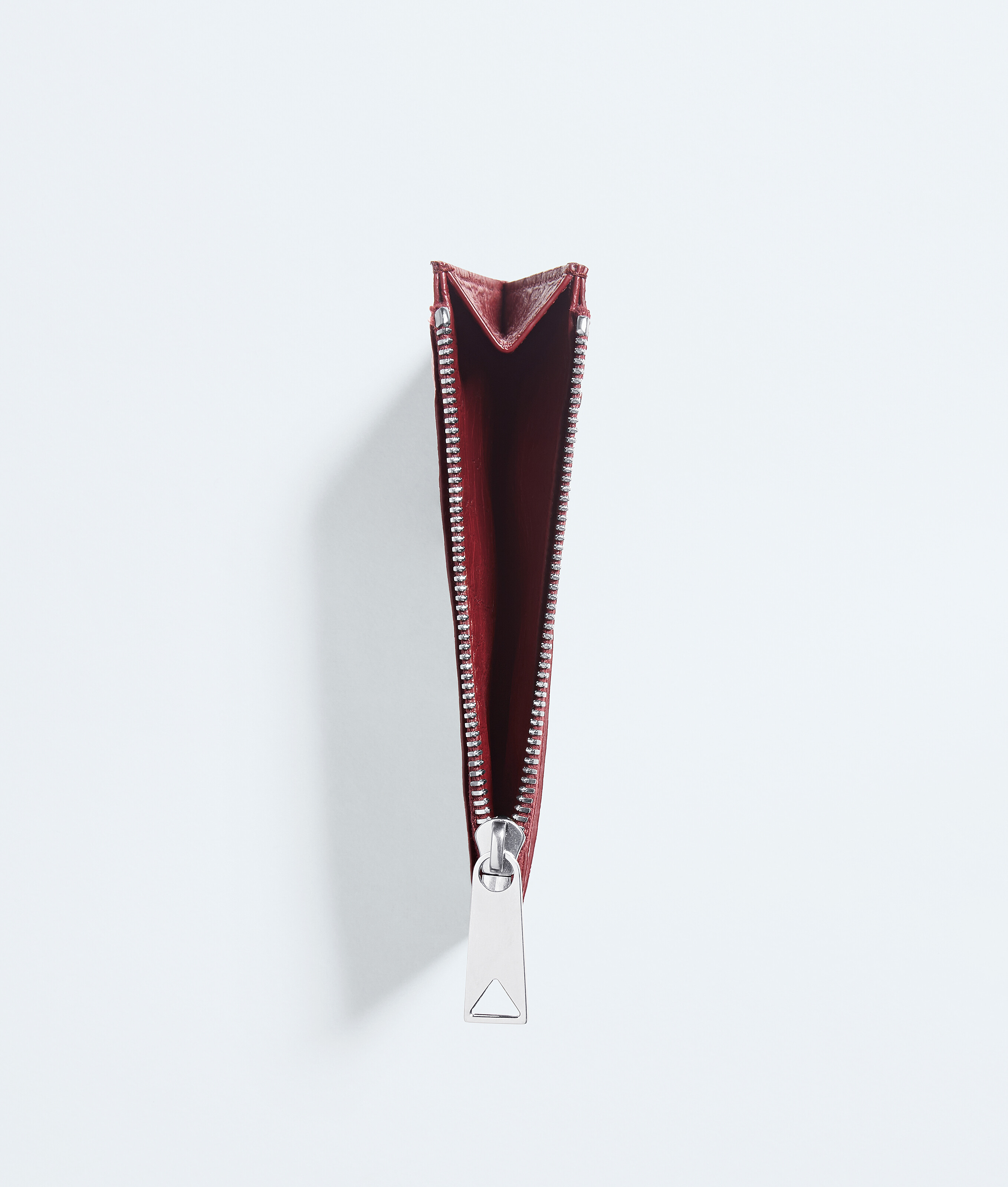 Men's Woven Mycelium Zipped Card Case in Lava red Bottega Veneta Macao SAR China EN - Image 2