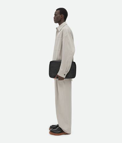 Men's Intrecciato Small Packing Cube in Black Bottega Veneta Denmark EN - Image 4