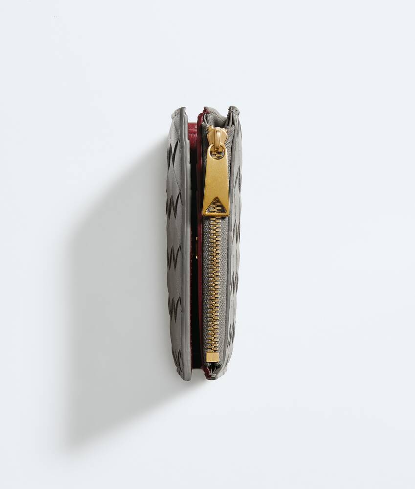 显示产品图片放大效果 4 - 小号Intrecciato编织双折钱包