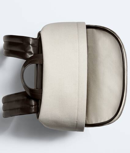 Men's Intrecciato Backpack in Natural/fondant Bottega Veneta Zimbabwe EN - Image 3