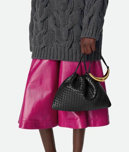 Women's Dustbag Handle in Black Bottega Veneta Portugal EN - Image 2