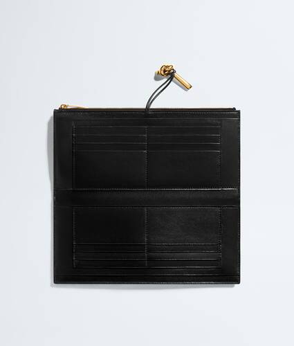 Women's Andiamo Wallet Organizer in Black Bottega Veneta Greece EN - Image 2