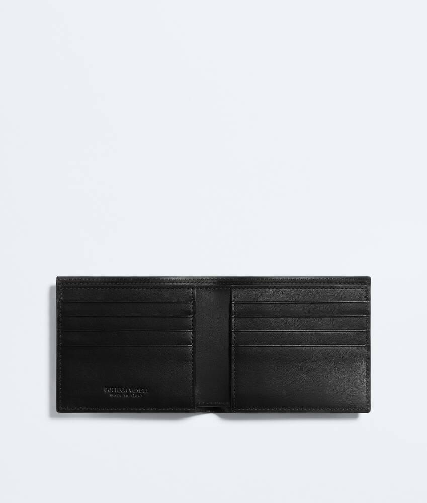 Men's Intrecciato Bi-Fold Wallet in Black/shamrock Bottega Veneta Hong Kong SAR China EN - Image 2