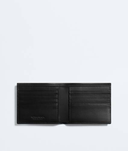 Men's Intrecciato Bi-Fold Wallet in Black/shamrock Bottega Veneta Hong Kong SAR China EN - Image 2