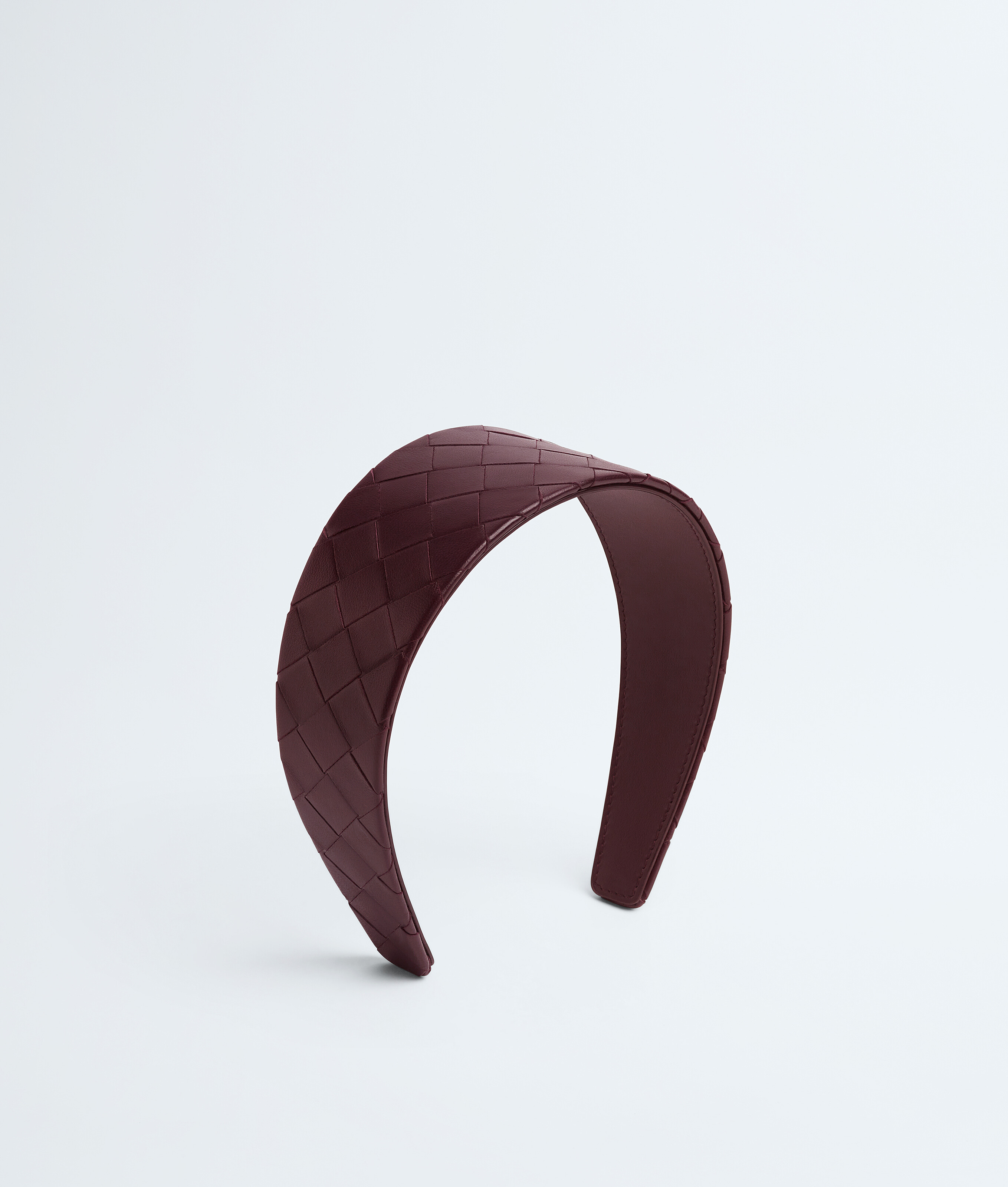 Women's Intrecciato Headband in Deep mahogany Bottega Veneta Zimbabwe EN - Image 2