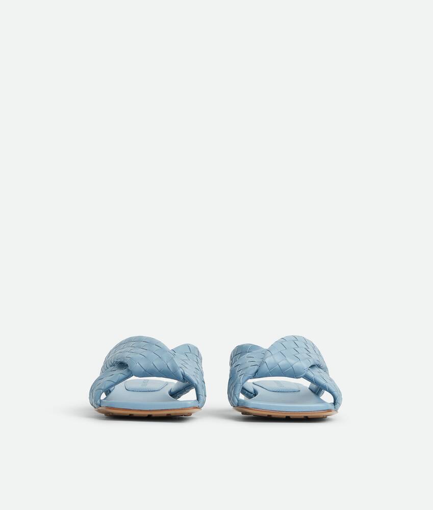 Women's Riva Flat Mule in New ice Bottega Veneta United States EN - Image 3