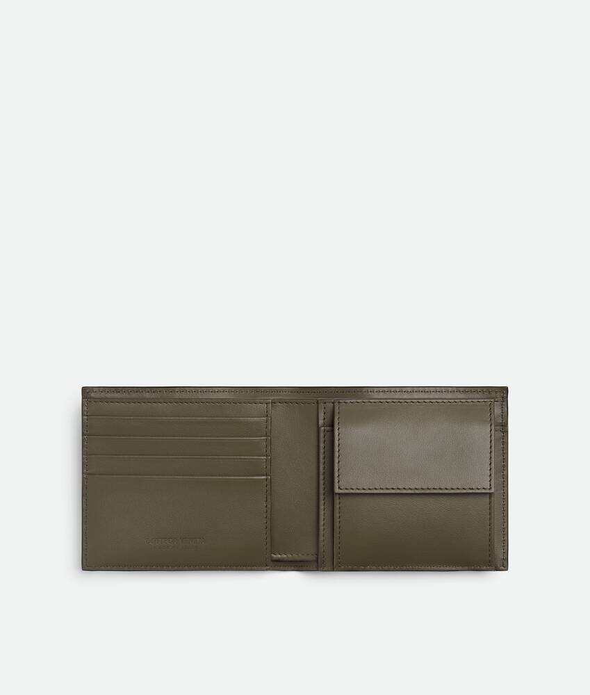 Display a large version of the product image 2 - Intrecciato Bi-Fold Wallet With Coin Purse