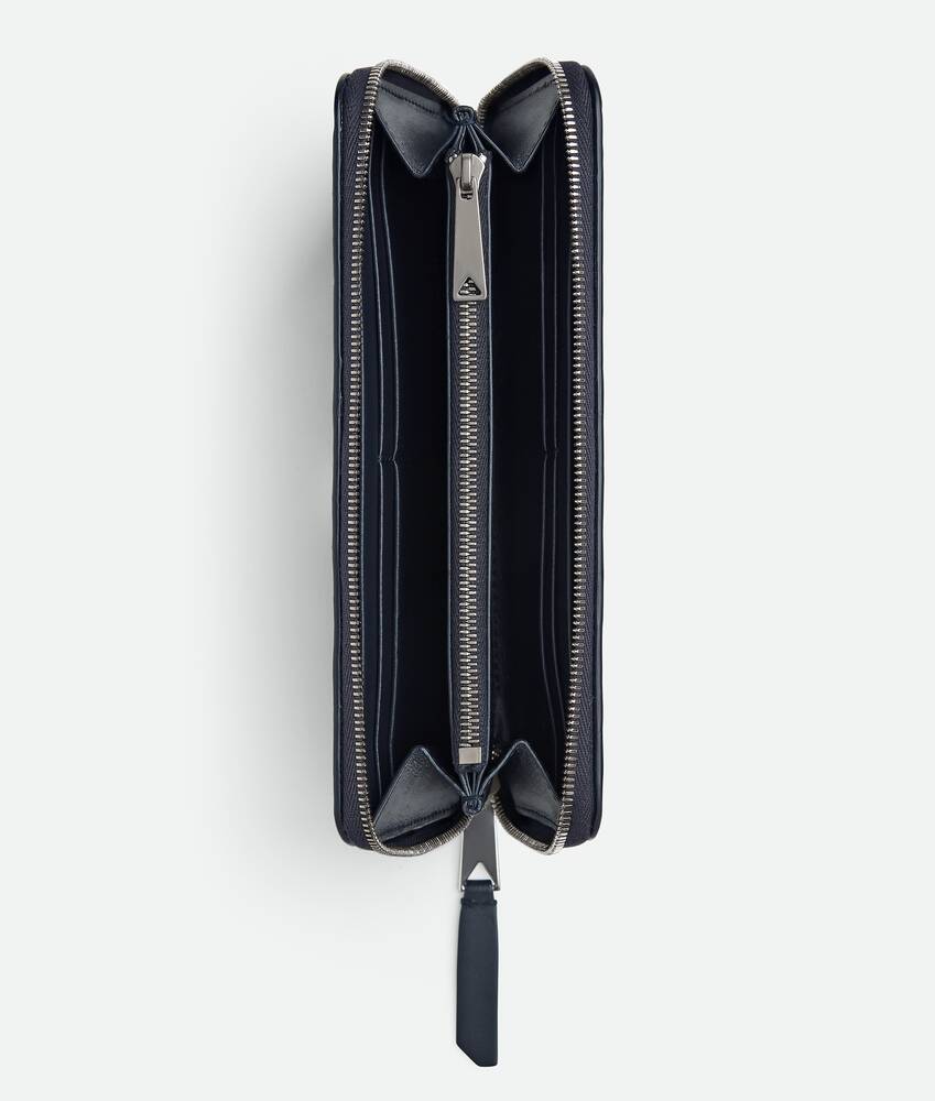 Men's Intrecciato Piccolo Zip Around Wallet in Space Bottega Veneta Macao SAR China EN - Image 2