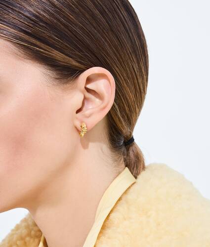 Pendientes Knot para Mujer en Yellow gold Bottega Veneta M&eacute;xico ES - Image 2