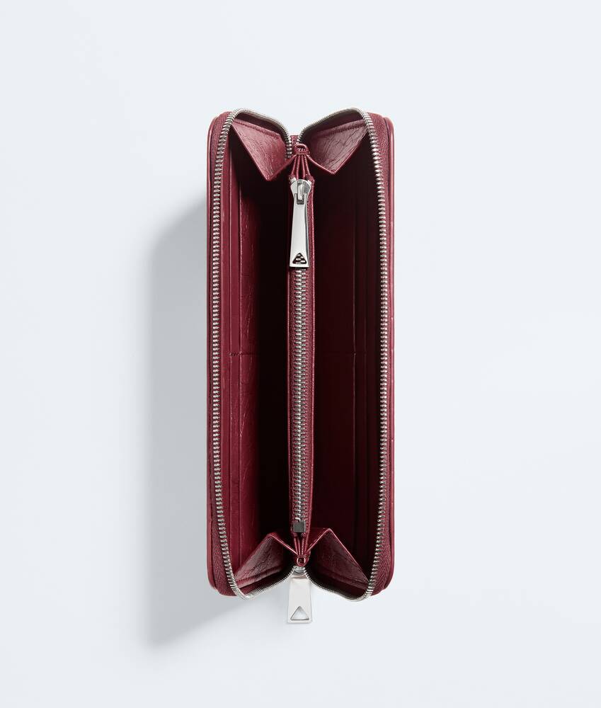 우븐 마이셀리움 지퍼-어라운드 지갑 에 대한 남성 에 라바 레드 Bottega Veneta 대한민국 KO - Image 2