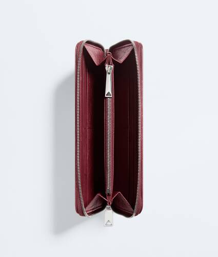 우븐 마이셀리움 지퍼-어라운드 지갑 에 대한 남성 에 라바 레드 Bottega Veneta 대한민국 KO - Image 2