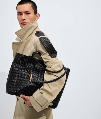 Women's Large Andiamo in Black Bottega Veneta Thailand EN - Image 6