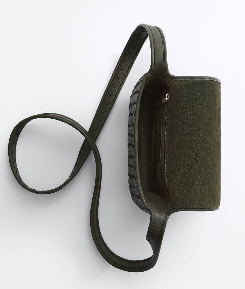 Men's Mini Veneto Messenger in Bark green Bottega Veneta Canada EN - Image 4