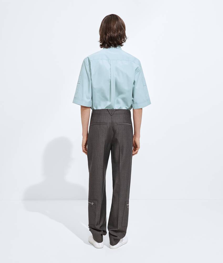 Men's Wool And Mohair Pants in Desert/gray melange Bottega Veneta Germany EN - Image 3