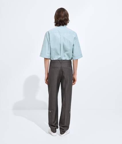 Men's Wool And Mohair Pants in Desert/gray melange Bottega Veneta Latvia EN - Image 3