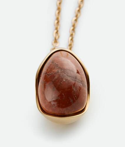 Drop Marble Pendant Necklace