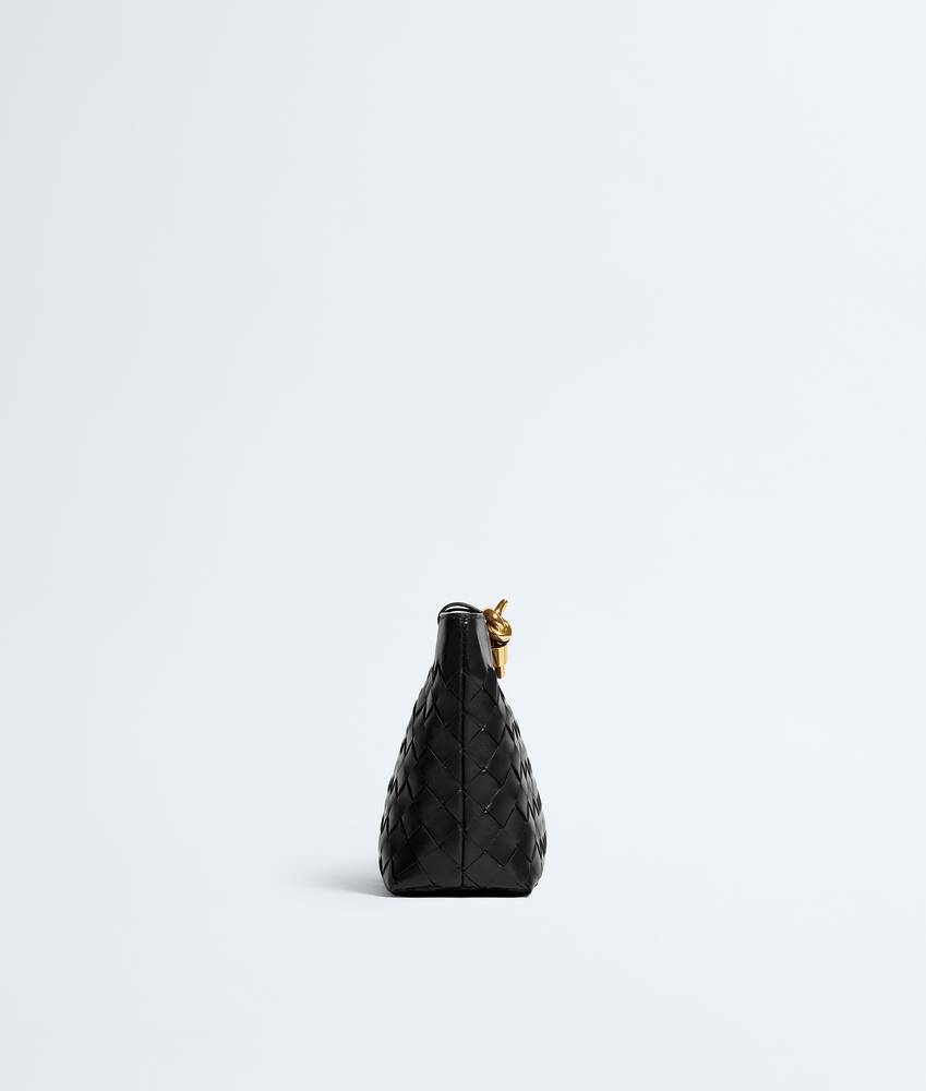 Women's Andiamo Boat Pouch in Black Bottega Veneta Hong Kong SAR China EN - Image 4