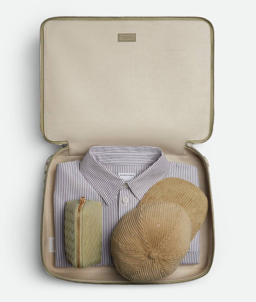 Men's Intrecciato  Medium Packing Cube in Travertine Bottega Veneta Denmark EN - Image 2