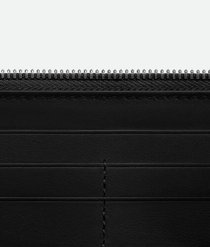 Intrecciato Zip Around Wallet