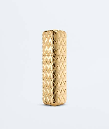 Intreccio Perfume Travel Case  in Gold Bottega Veneta Italy EN - Image 1