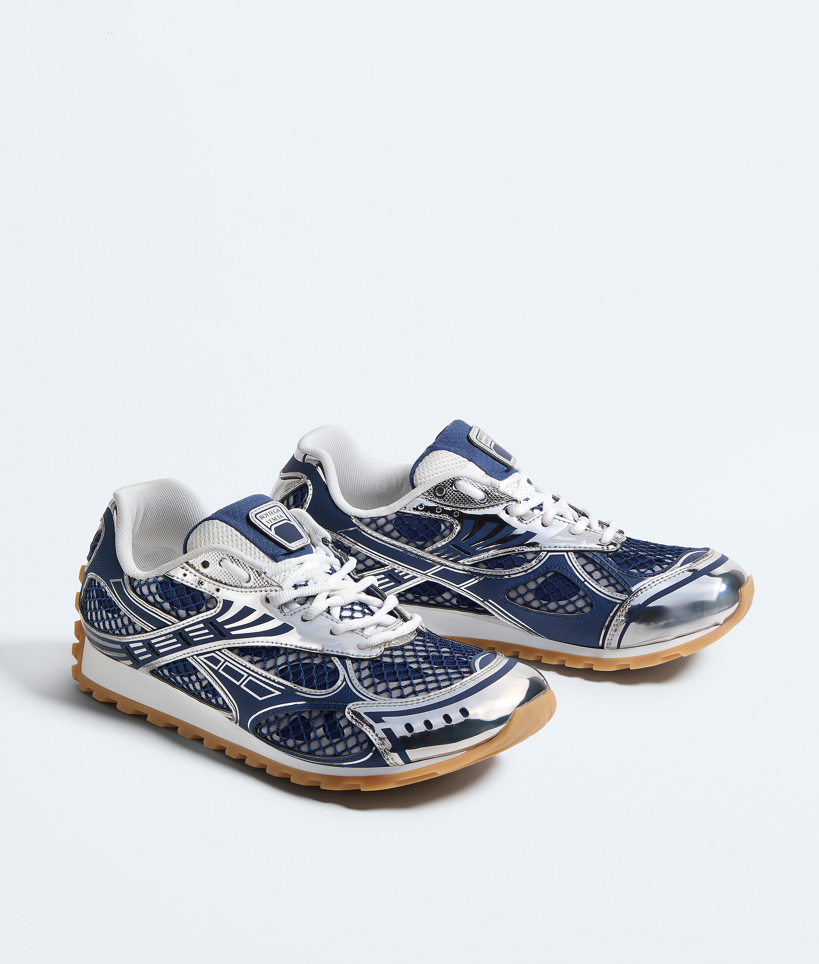 Men's Orbit Sneaker in Blue venezia/silver Bottega Veneta United States EN - Image 2
