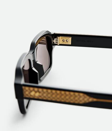 Intrecciato Rectangular Sunglasses