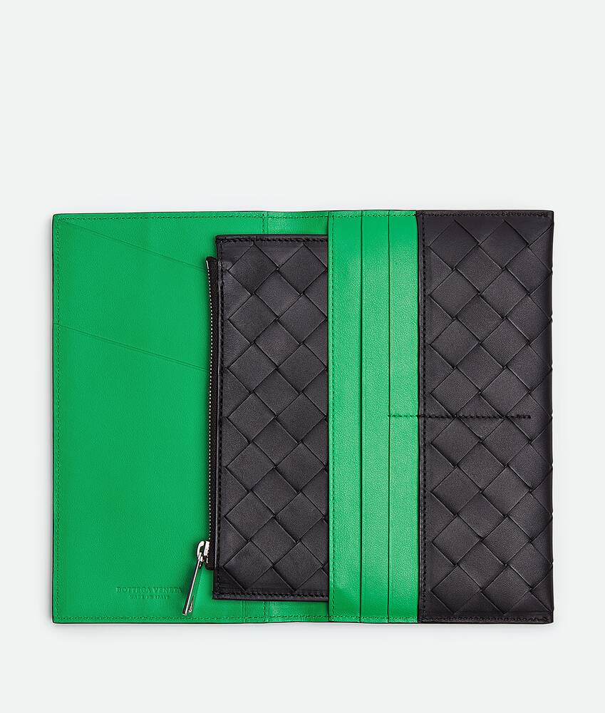 取り外し可能なポケット付きロングウォレット のために メンズ で ブラック グラス Bottega Veneta 日本 JA - Image 3