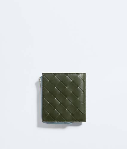 イントレチャート スモール 二つ折りウォレット のために メンズ で グリーンツイード/ミネラル Bottega Veneta 日本 JA - Image 3