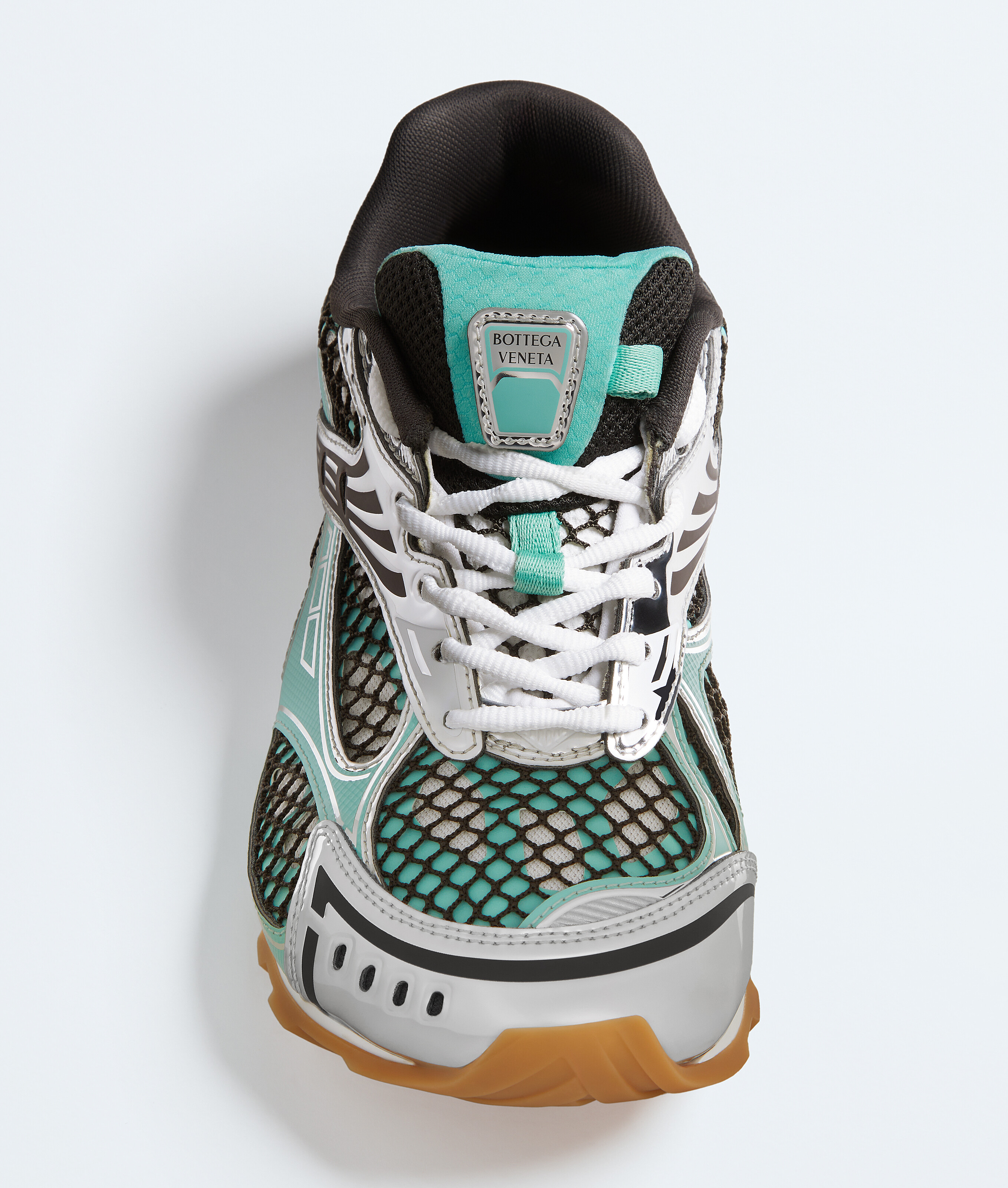 Women's Orbit Sneaker in Green oasis/espresso Bottega Veneta Luxembourg EN - Image 4