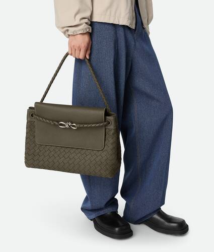 Men's Andiamo Messenger in Cypress Bottega Veneta Denmark EN - Image 6